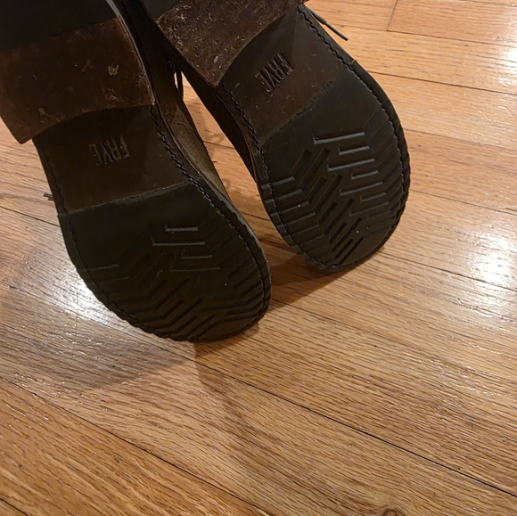 Frye Veronica Suede Combat Boots - Picture 6 of 6